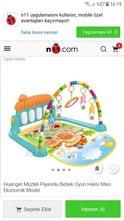 Huanger Piyanolu Bebek Oyun Halisi Egitici Oyuncak Mavi Amazon Com Tr