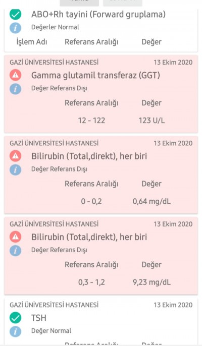 sarilik 2 bilirubin sonucu var ne anlama geliyor foto yenidogan 0 3 ay