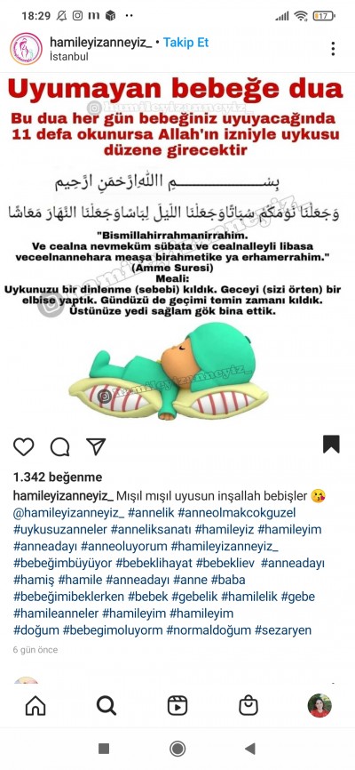 yanilsama berber dukkani vasitasiyla uyumayan bebege dua nebe suresi bilsanatolye com