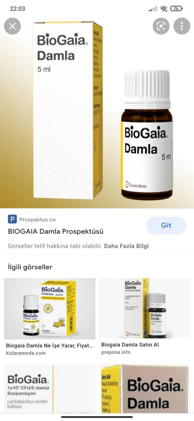 Kizlar Biogaia Probiyotik Ile Ilgili Yenidogan 0 3 Ay