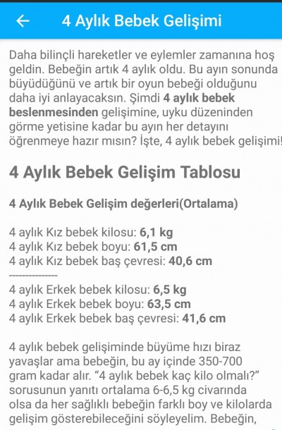 1 Aylik Bebek Kac Kilo Olmali Kizlarsoruyor